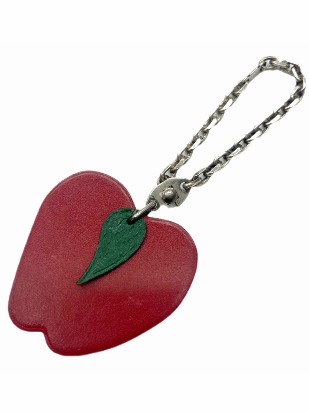 HERMES Hermes Keychain Bag Charm Fruit Apple Seasonal Men Women Red 20499999 - Picture 1 of 16